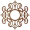 Ekena Millwork Dijon Wood Fretwork Pierced Ceiling Medallion, Walnut, 28"OD x 9 1/8"ID x 1/4"T CMWP28X28X0250DIWA - alternate 3